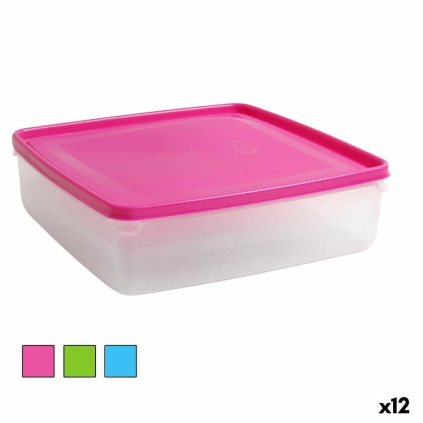 Matboks Firkantet 24 x 24 x 7 cm (12 antall)