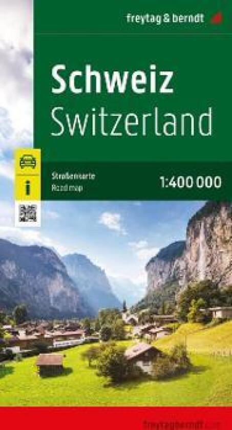 Schweiz, Straßenkarte 1:400.000, freytag & berndt