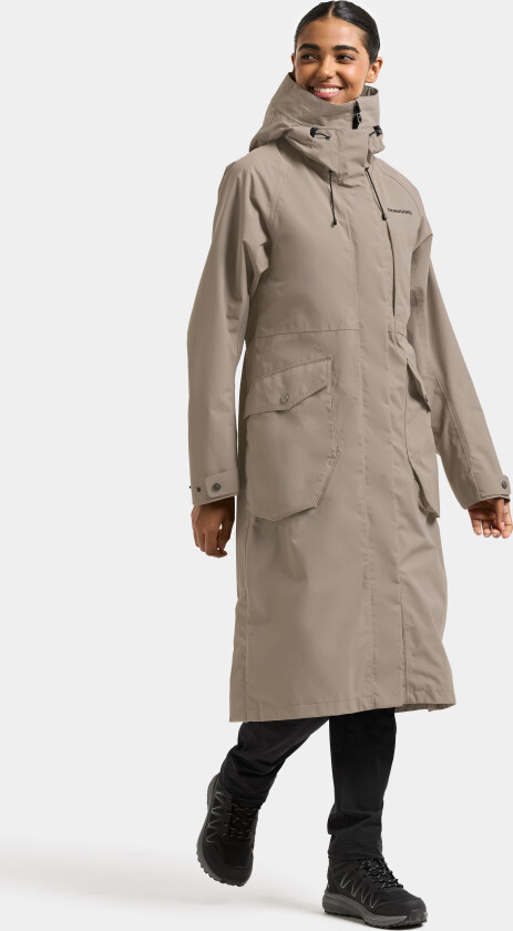 Women's Louise Parka Long Ash Brown
