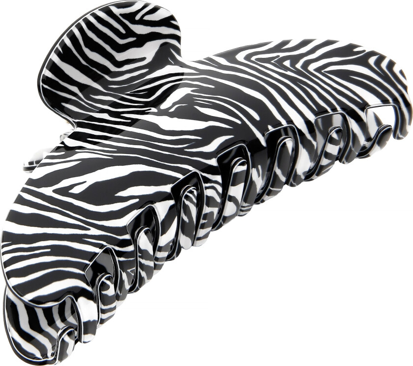 Hair Claw Acrylic Zebra