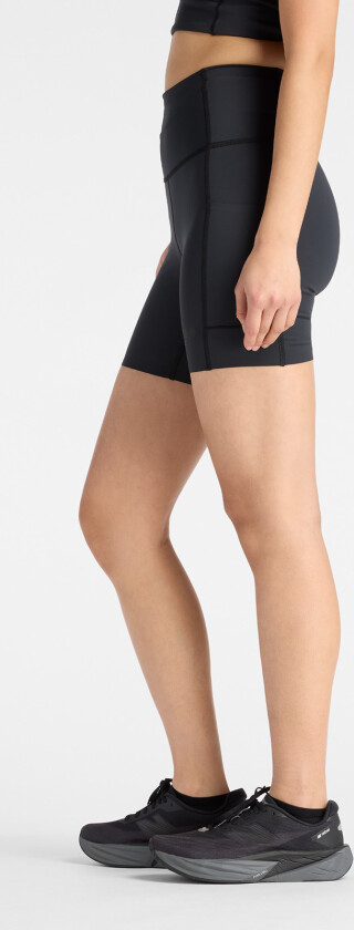 Women's Sleek Storage Race Short 6" Black