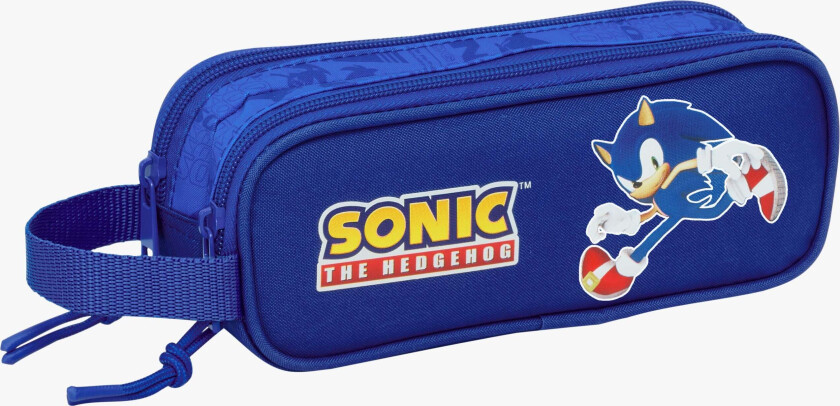 Dobbeltpennal, Blå - Pennal - Polyester