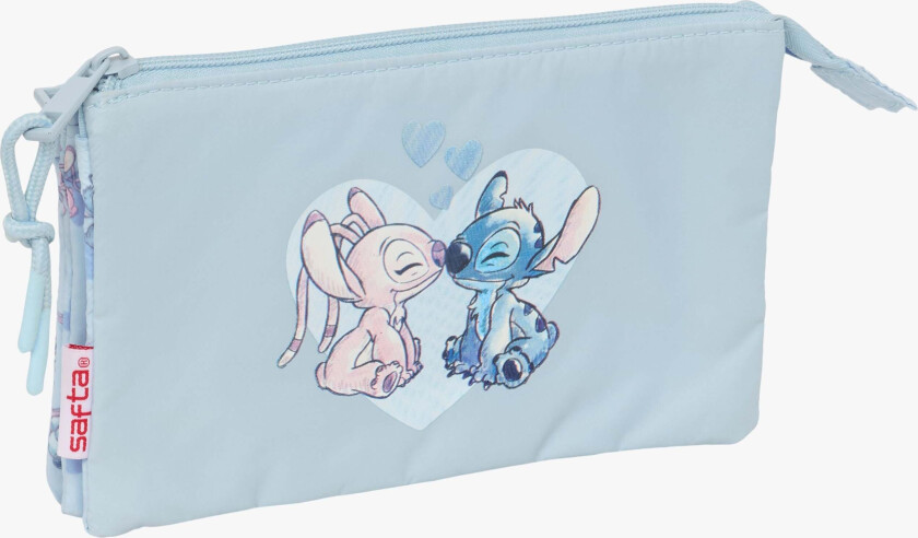 Disney Stitch Trippelpennal, Blå - Pennal - Nylon