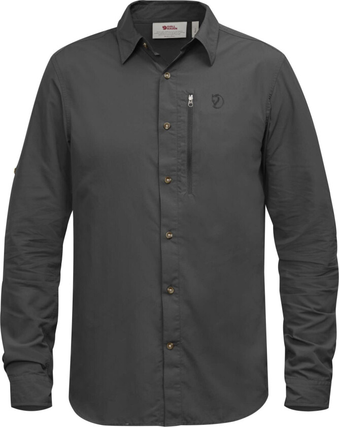 Men's Abisko Hike Shirt Long Sleeve Dark Grey