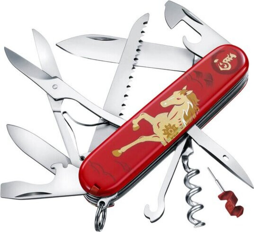 Huntsman lommekniv 91mm 16 funksjoner Year of the Horse 2026