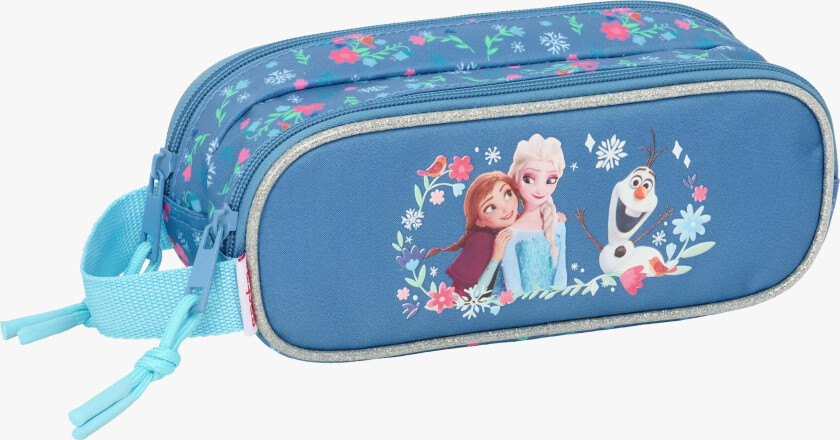 Dobbeltpennal, Blå - Pennal - Polyester