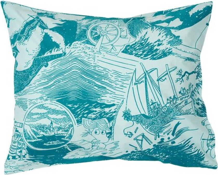 Mummi putetrekk 50x70 cm seiling