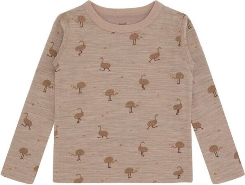 Hust and Claire Abba Ostrich ull/bambus genser, Biscuit