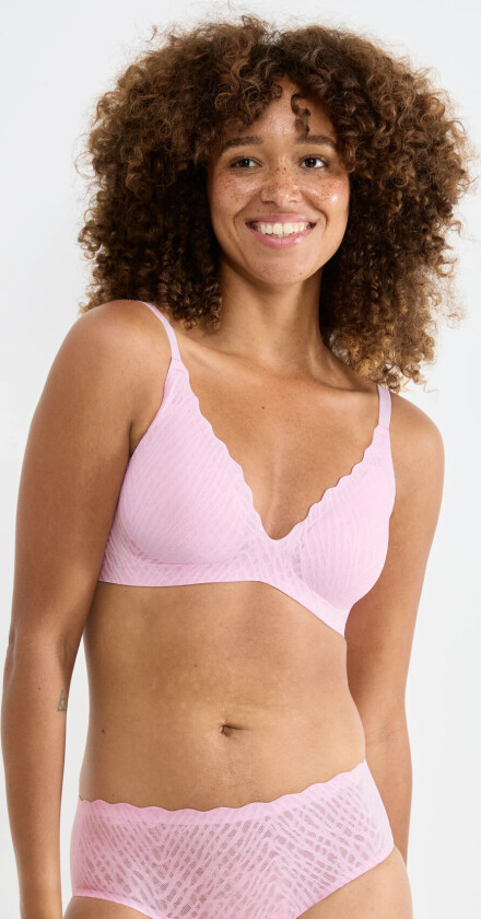 Sloggi Zero Feel Bliss The Up P Bra - Pink - L PLUS