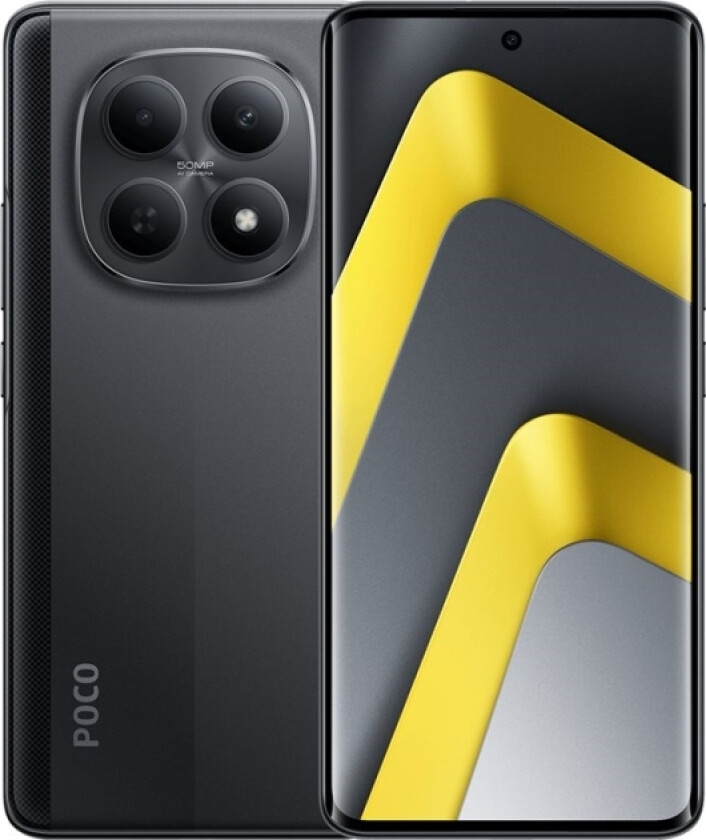 Redmi Note 15 Pro 5G - 5G smarttelefon - dobbelt-SIM - RAM 12 GB / Internminne 512 GB - OLED-display - 6.83 - 2772 x 1280 piksler (120 Hz) - 2x bakkameraer 200 MP, 8 MP - front camera 20 MP - svart