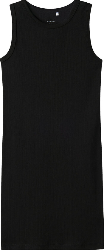 Nkfnakal Sl Slim Dress Noos - Black - 140