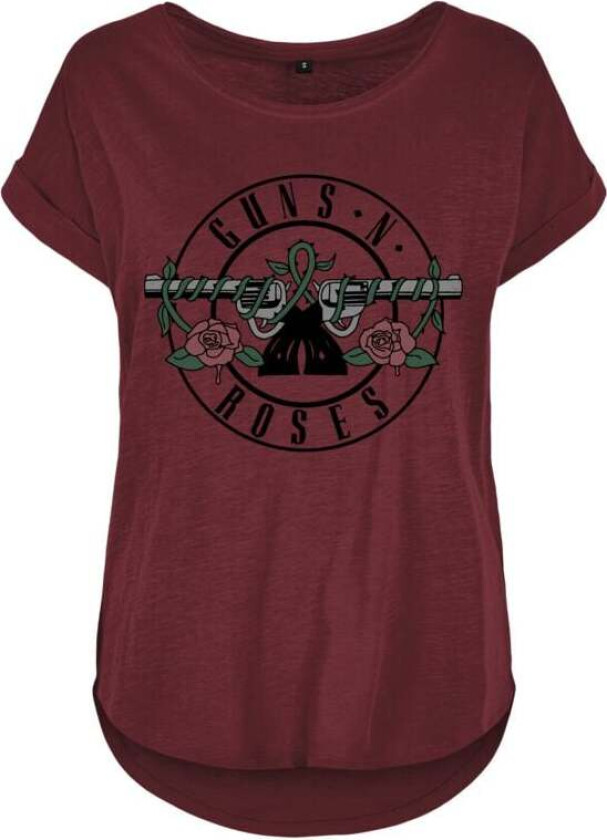 T-skjorte - Drawn Bullet Logo - S til 3XL - Damer - rød