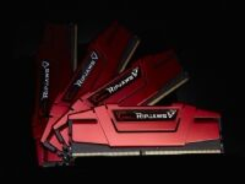 G.Skill Ripjaws V - DDR4 - sett - 32 GB: 4 x 8 GB - DIMM 288-pin - 3000 MHz / PC4-24000 - CL15 - 1.35 V - ikke-bufret - ikke-ECC
