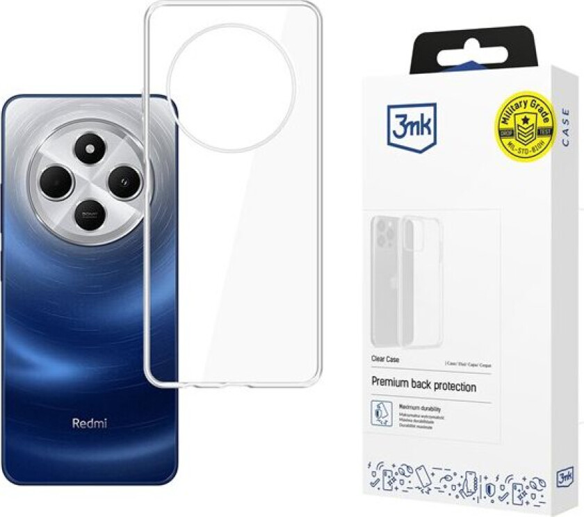 3mk Gjennomsiktig etui for Xiaomi Redmi A3 Pro - gjennomsiktig