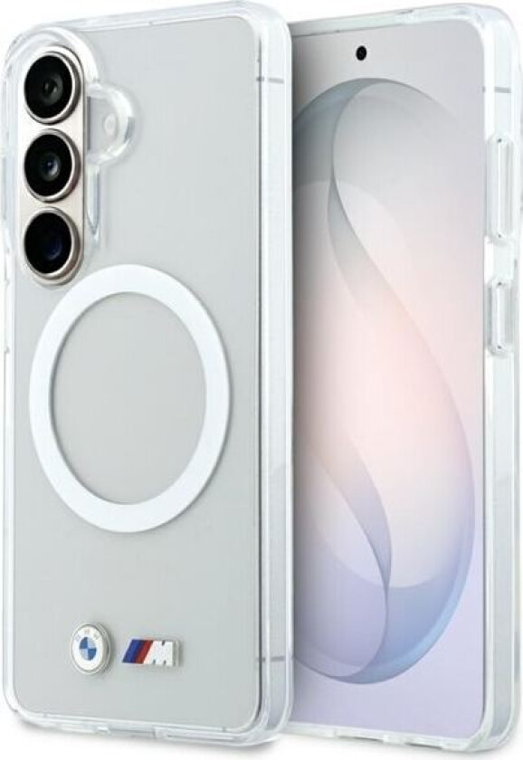 IML støtsikkert MagSafe-etui med metallogo for Samsung Galaxy S26 - gjennomsiktig