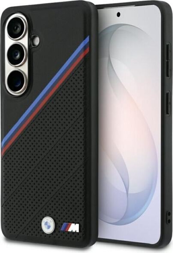 Tricolor MagSafe-etui med metallogo for Samsung Galaxy S26 - Svart