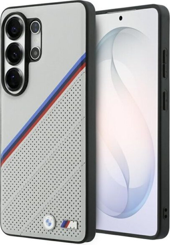 Tricolor MagSafe-etui med metallogo for Samsung Galaxy S26 Ultra - Grå