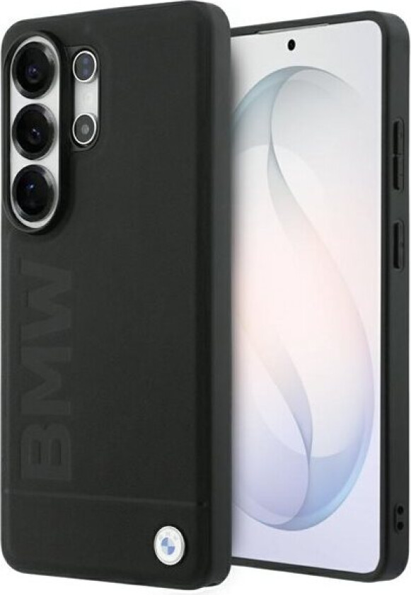 MagSafe-etui i lær med varmt stempel for Samsung Galaxy S26 Ultra - svart