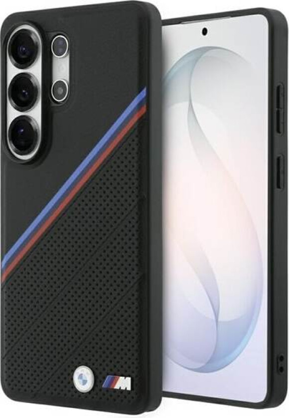 Tricolor MagSafe-etui med metallogo for Samsung Galaxy S26 Ultra - svart