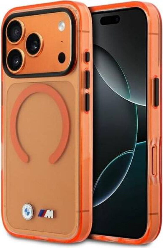 M IML MagSafe-etui med metallogoer for iPhone 17 Pro - Pro Orange