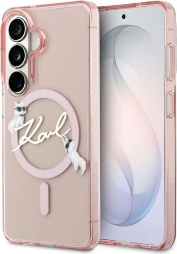 IML KC Script MagSafe-etui for Samsung Galaxy S26 - Rosa