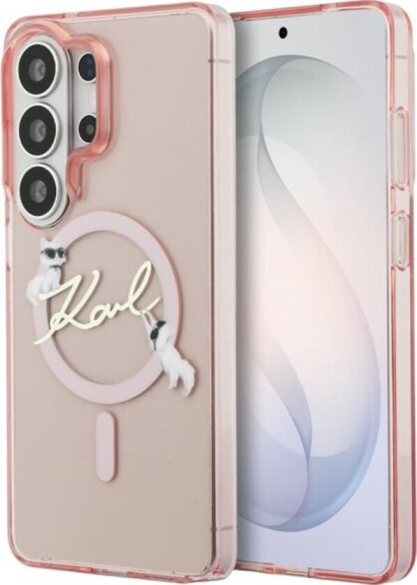 IML KC Script MagSafe-etui for Samsung Galaxy S26 Ultra - Rosa