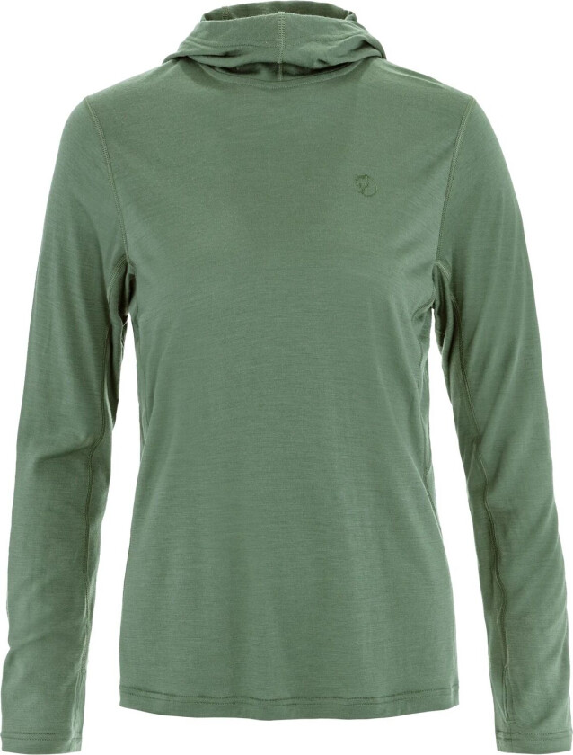 Women's Abisko Wool Hoodie Patina Green