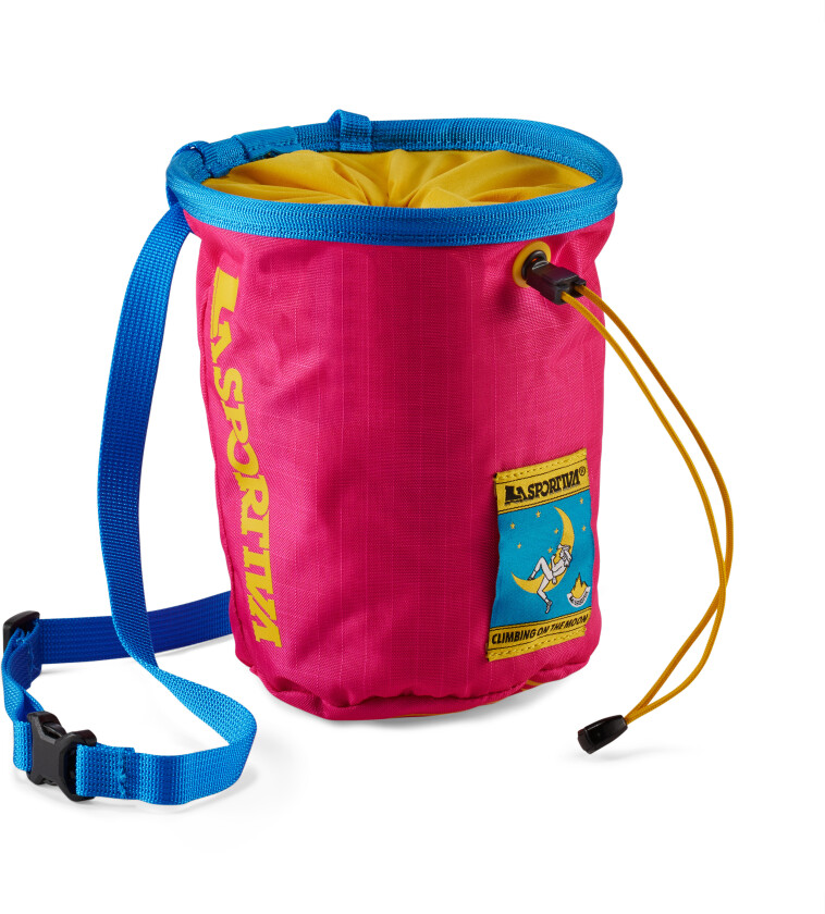 La Sportiva Climbing On The Moon Chalk Bag Fucsia/Giallo