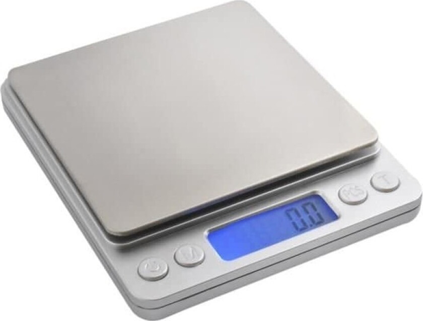Kjøkkenvekt med LCD-skjerm - 2 kg