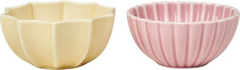 Samsurium mini skål 8,6 cm 2 stk Mimosa/Blush