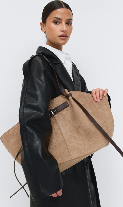 - Long strap bag - Skuldervesker - Beige - ONESIZE - Dame
