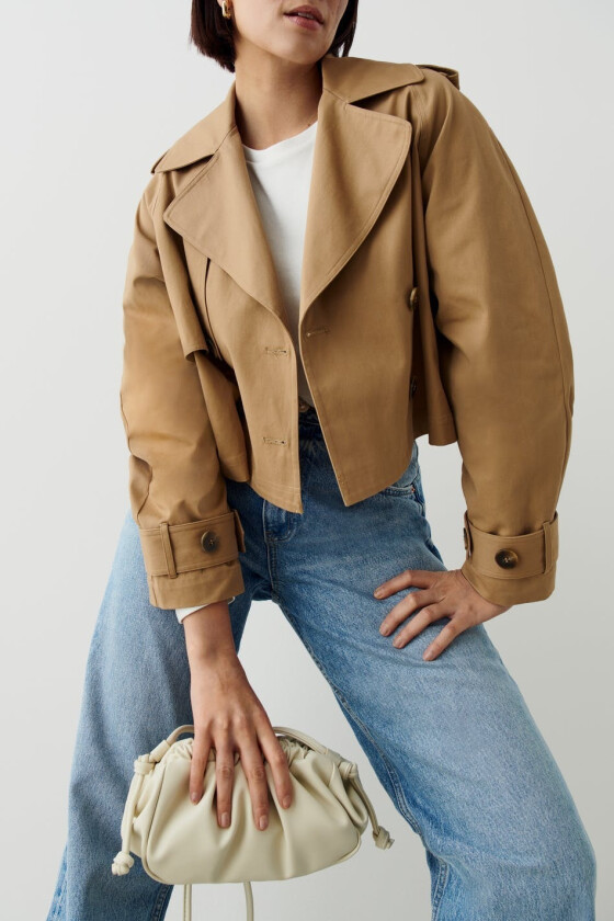 - Soft pu bag - håndvesker - Beige - ONESIZE - Dame