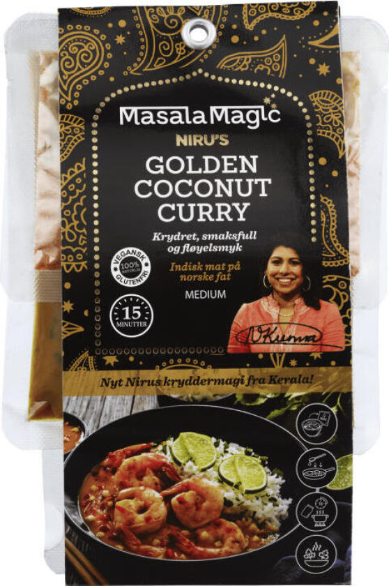 Golden Coconut Curry Fantastisk kokosbasert Curry saus fra Sør India! Perfekt for de som ønsker litt street food preg på middagen