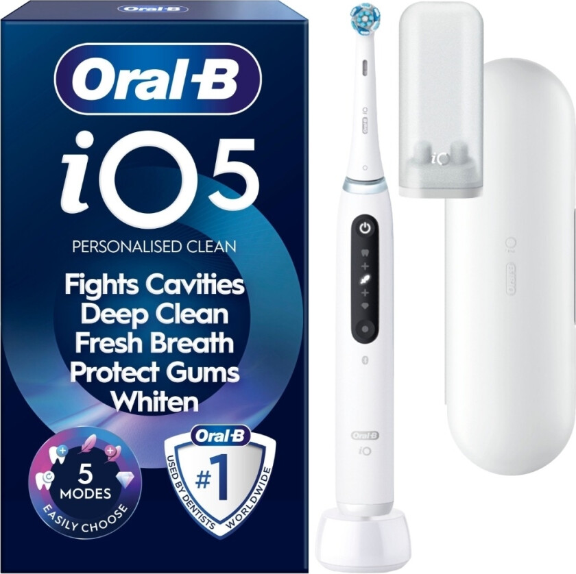 iO5 elektrisk tannbørste, Quite White