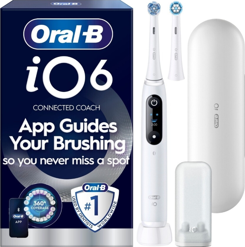 iO6 elektrisk tannbørste, white