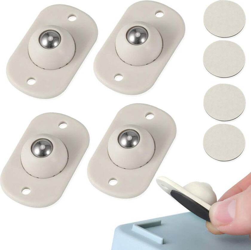 Bilde av Selvklebende møbelhjul rull 4 stk