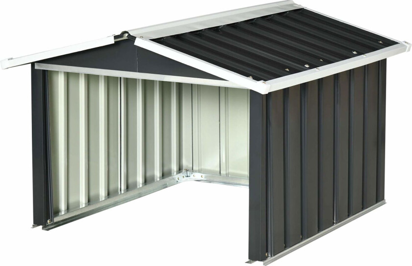 Robotgressklipperskur, rustbestandig stål, mørkegrå