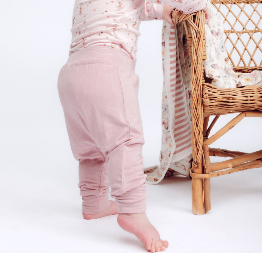 Bukse i Bambus Gusti Chalk Pink - 74
