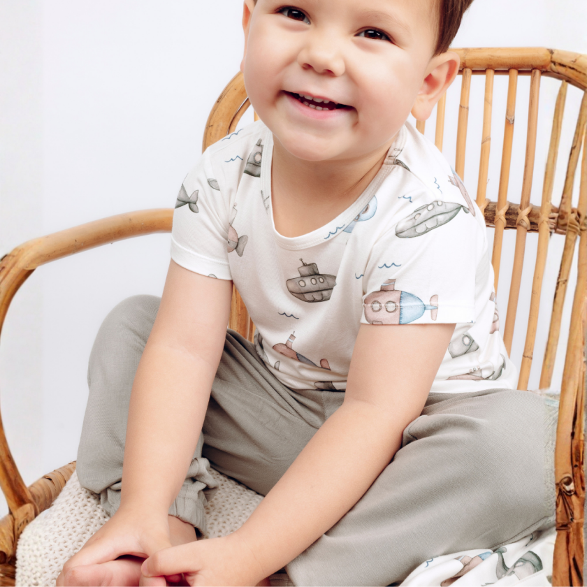 Bukse i Bambus Gubi Forest Fog - 92