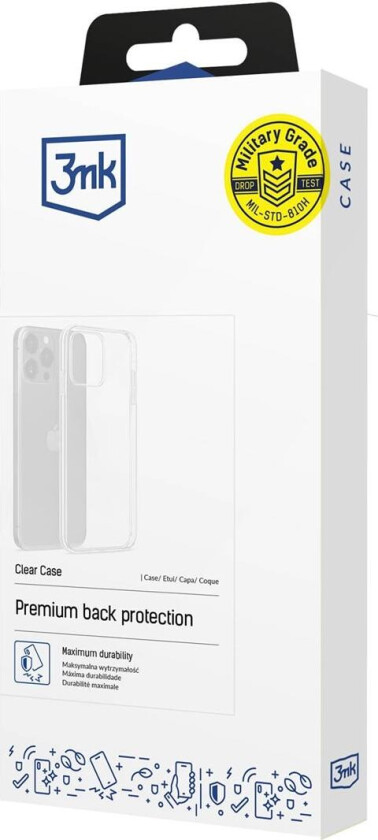 3mk Gjennomsiktig etui for Honor 400 Smart 4G/5G - gjennomsiktig