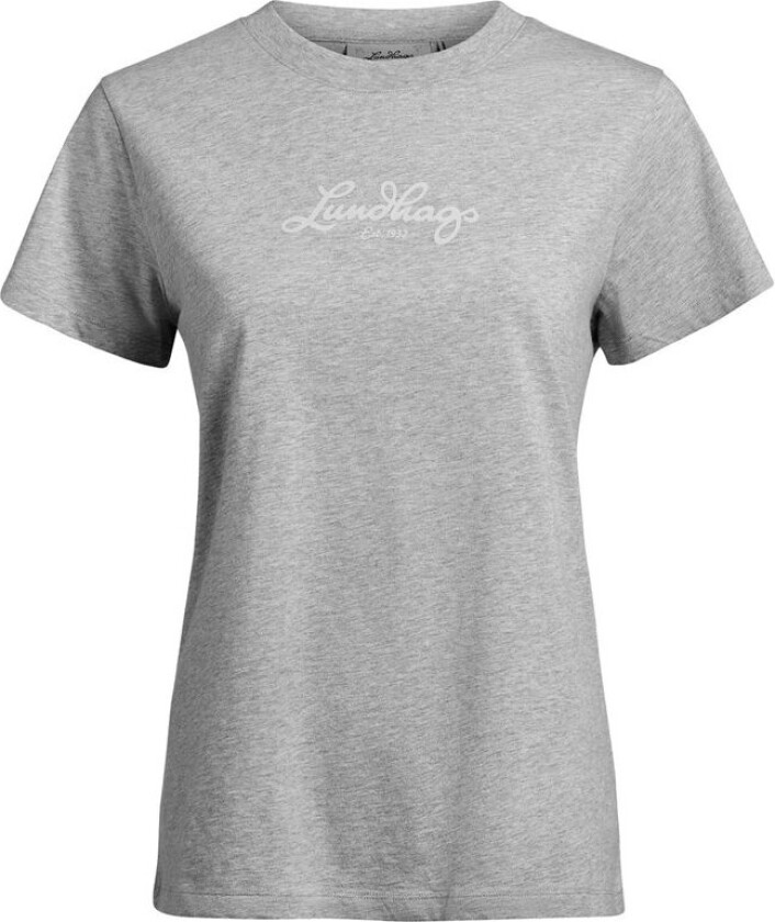 Järpen Logo T-shirt W Light Grey Melange