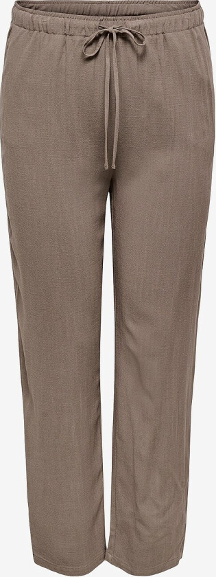 Bukser carSiesta HW Pull-up Linen Bl Pnt - Grå