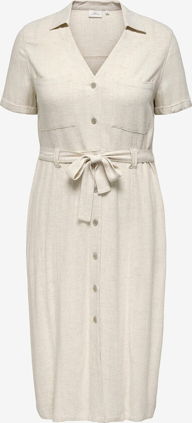 Skjortekjole carSiesta SS Lin Bl Shirt Dress - Grå