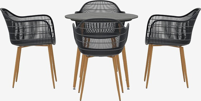 Bilde av Anafi Spisesett - Svart