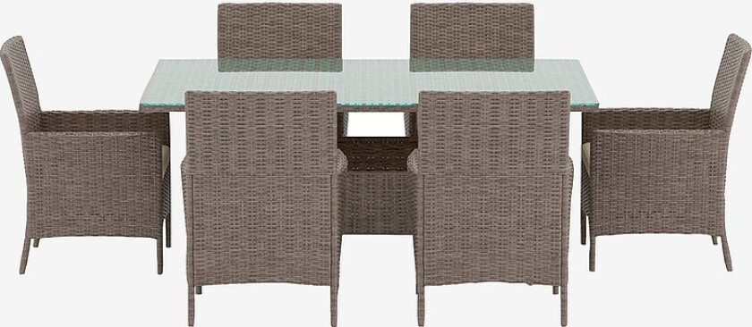 Lefkas Spisesett - Brun