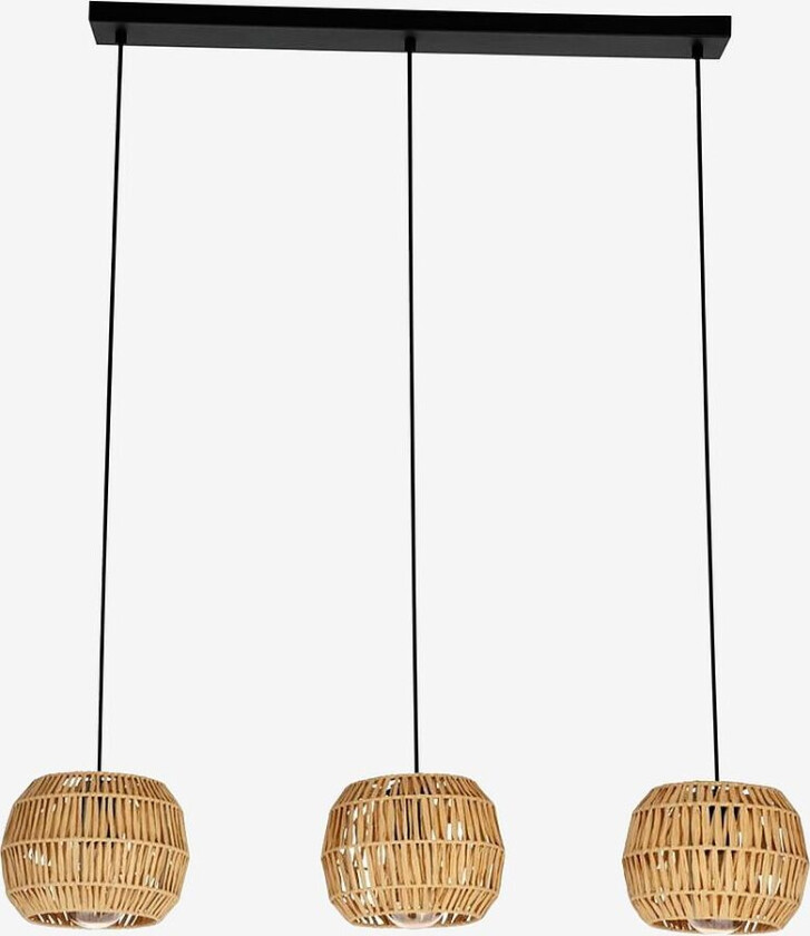 Pendellampe Sheldon 3, Svart