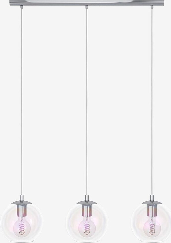 Pendellampe Ariscani Long Chrome/Rainbow, Krom