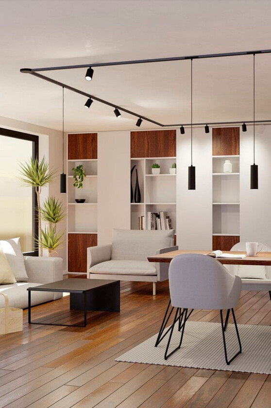 Pendellampe Easyt , Svart, Svart