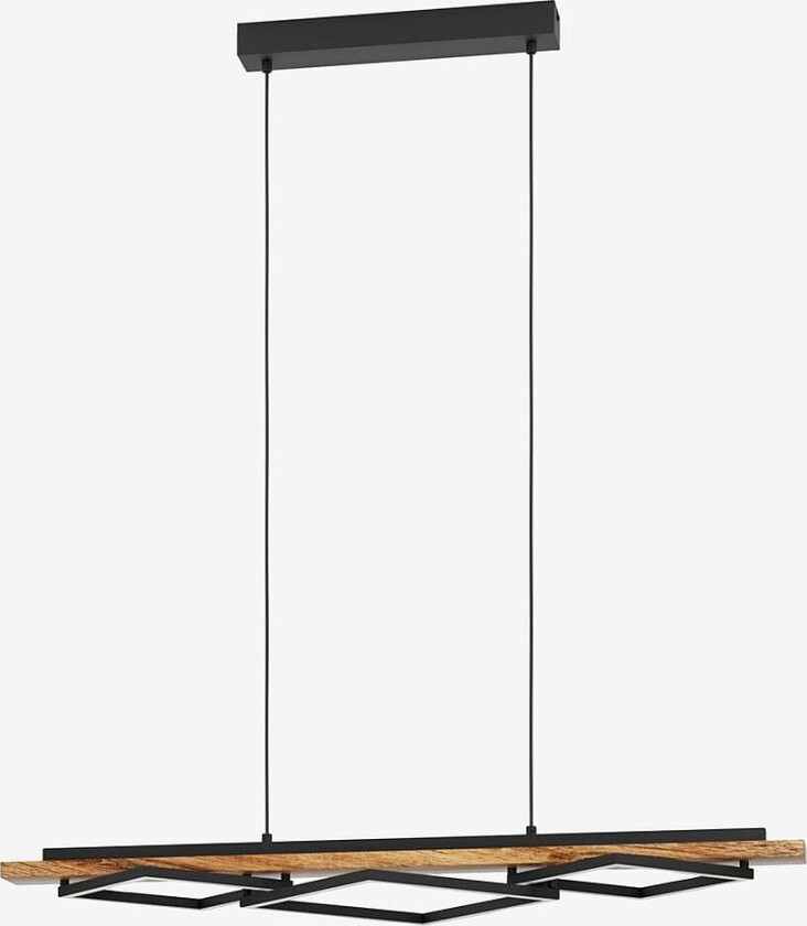 Pendellampe Boyal Black/Rustic Brown, Brun