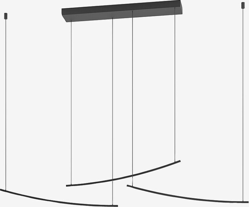 Pendellampe Villeggi , Svart, Svart